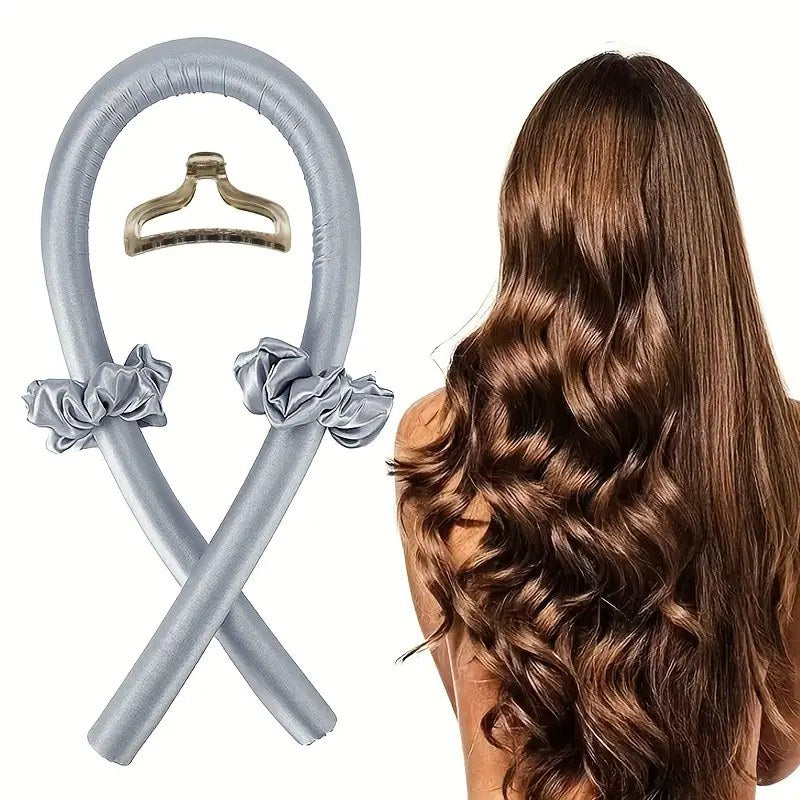 Kit de Ondas Sin Calor - Seda de Satín Flexible Para Cuidar tu Cabello